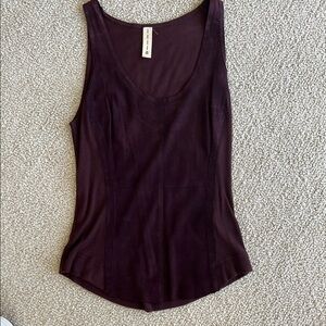 ILIA Black Fitted Sleeveless Tank Top